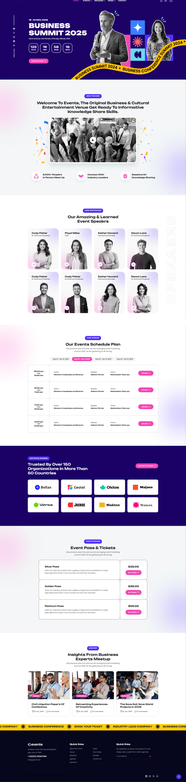 Landing Page Full View