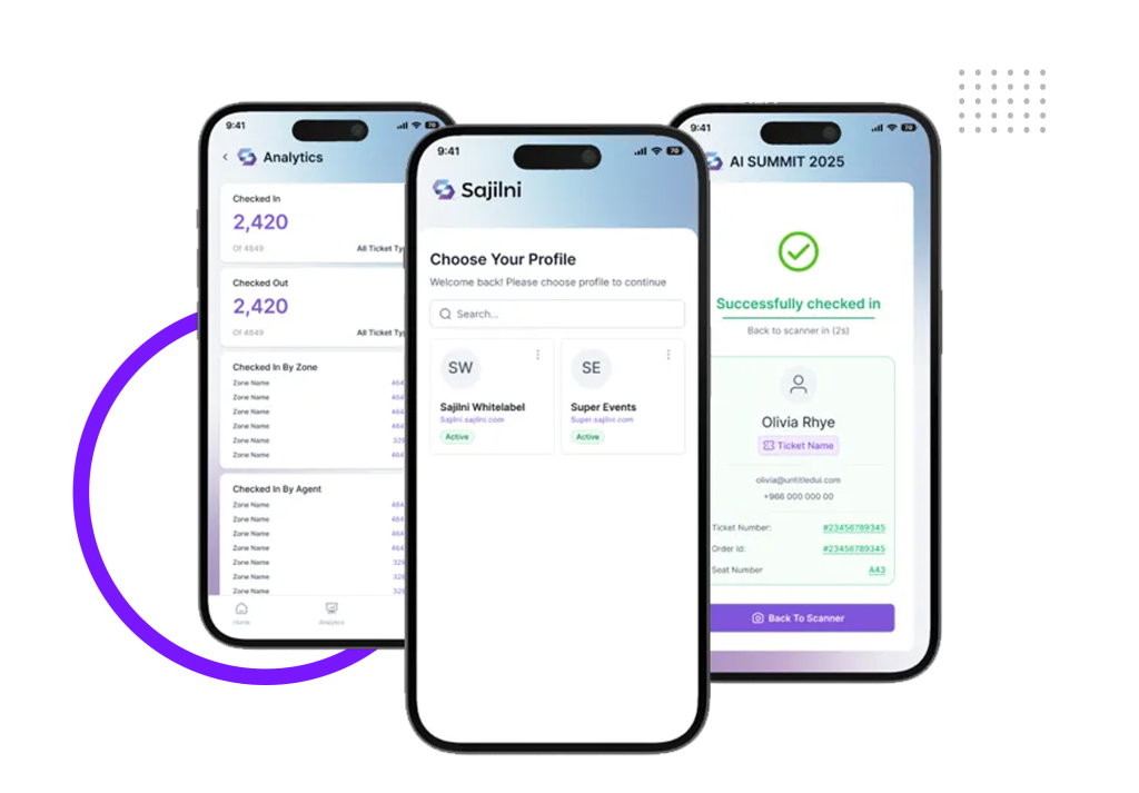 Reporting in event mobile app